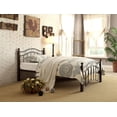 thumbnail image 2 of Topline Home Furnishings Black Traditional Metal Bed, 2 of 4