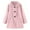 Pink, variant on Bainana Jacket For Toddler Girls Solid Color Long Sleeve Lapel Neck Coat Loose Casual Winter Kids Jacket Coffee Size 1-2 Years