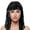 Black, variant on MEICHEN Women's Colorful Tassel Wig Shiny Festival Headpiece for Cheerleaders Sports Fans and Party