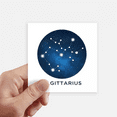 thumbnail image 1 of Sagittarius Constellation Zodiac Sign Sticker Square Waterproof Stickers Wallpaper Car Decal, 1 of 1