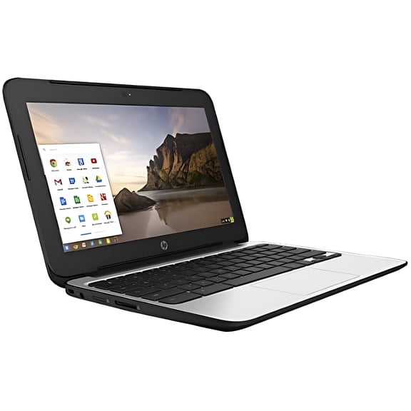 Used(good working with scratch) HP Chromebook 11 G4 11.6 Laptop Computer, Intel Celeron N2840 2.16GHz, 2GB 16GB eMMC, Gray, Chrome OS