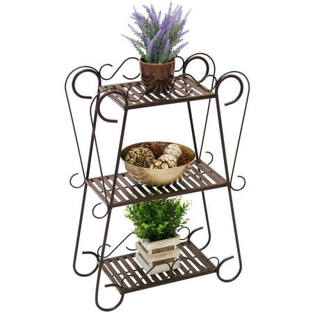 Best Choice Products 3-Shelf Multifunctional Plant Stand Display Rack  -