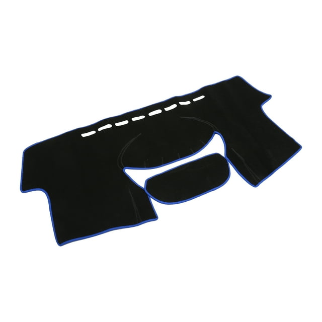 Cubierta de tablero de Unique Bargains compatible con Toyota Yaris, alfombrilla de cubierta de tablero de consola central de poliéster antideslizante azul para TOYOTA YARIS 2004-2011