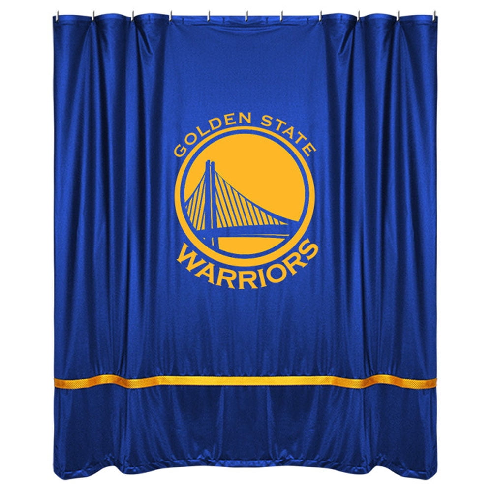 Golden State Warriors Jersey Material Shower Curtain Com