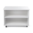 thumbnail image 2 of Displays2go Portable Nesting Table with Adjustable Shelving – White (MBSHFWH), 2 of 2