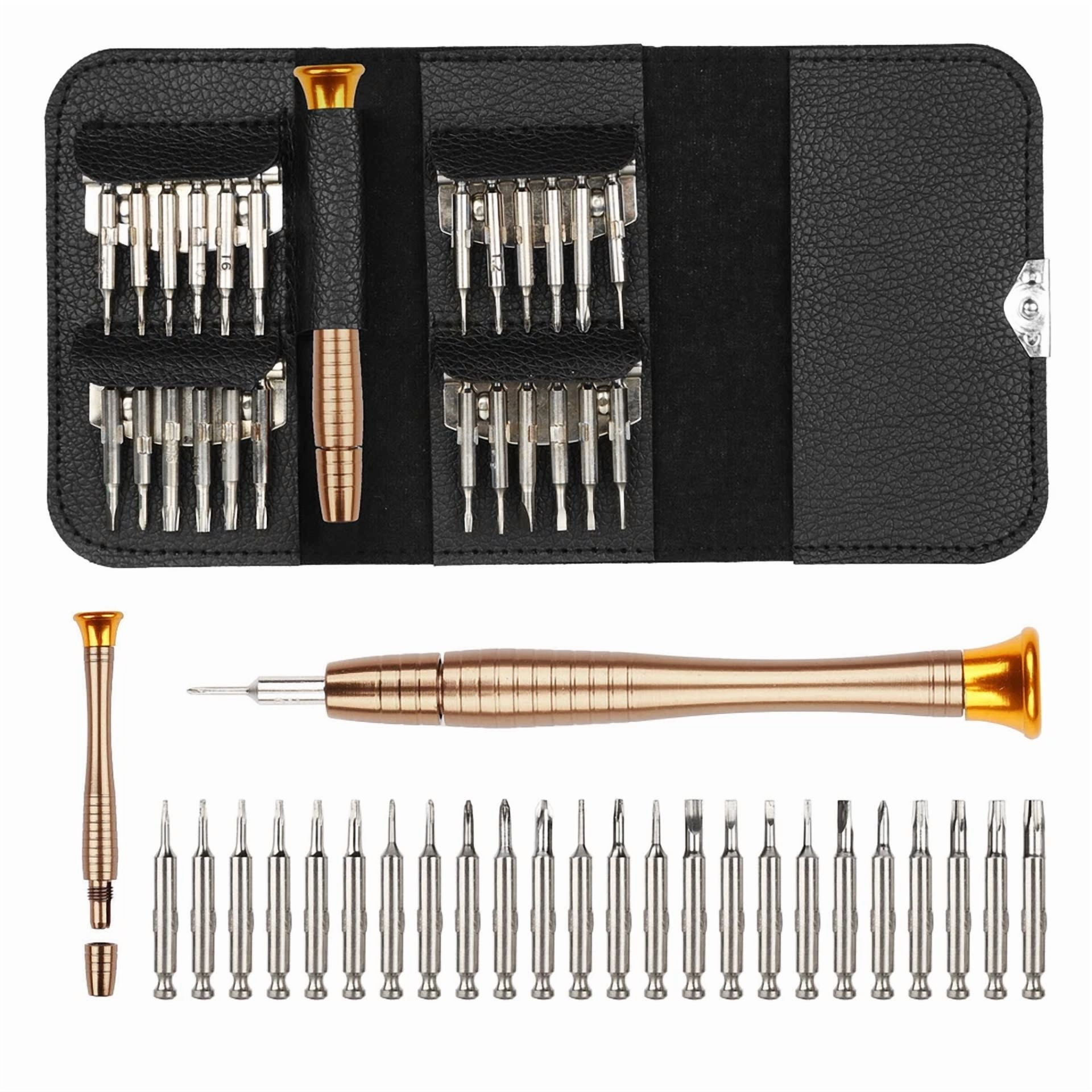 25 In 1 Mini Screwdriver Set Repair Tool Kit For Computer Laptop Glasses Watch