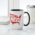 thumbnail image 4 of CafePress - Seeing Red Large Mug - 15 oz Ceramic Large White Novelty Mug, 4 of 4