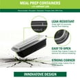 thumbnail image 5 of Meal Prep Containers, 50 Packs Plastic Food Storage Containers with Lids, 32oz Bento Box Reusable, To Go Containers Disposable, BPA Free, 5 of 13