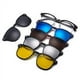 thumbnail image 2 of Gafas de sol con clip JIM HALO, lentes cuadradas magnéticas,, 2 of 3