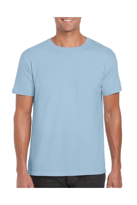 Mens Softstyle T-Shirt, 2XL, Light Blue