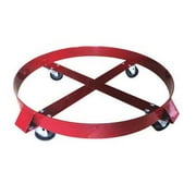 Drum Dolly,1000 lb.,Red,Welded Steel 9TV13 by VALUE BRAND