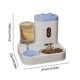 thumbnail image 5 of Comedero para Gatos Y Dispensador 2 en 1 Automático Cachorros () Azul, 5 of 9