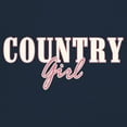 thumbnail image 3 of Country Girl Logo Women's Long Sleeve T-shirt Western Rodeo Style Southern Pride Cowgirl Rustic Feminine Farm Life Ranch, 3 of 7