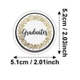thumbnail image 3 of 50 PCS 2026 Graduation Stickers, Waterproof Black & Gold Foil Graduation Decals for Laptop, Luggage, Skateboard, Phone, Fridge, Trendy Stickers for Teens, Adults, Graduates, 3 of 8