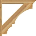 thumbnail image 3 of Ekena Millwork 6"W x 42"D x 42"H Balboa Rough Sawn Traditional Outlooker, Western Red Cedar, 3 of 4