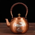thumbnail image 2 of Wollet Handmade Copper Pot for Boiling Water, Pure Copper Tea Pot , Cooking Tea Pot Without Coating, 2 of 3