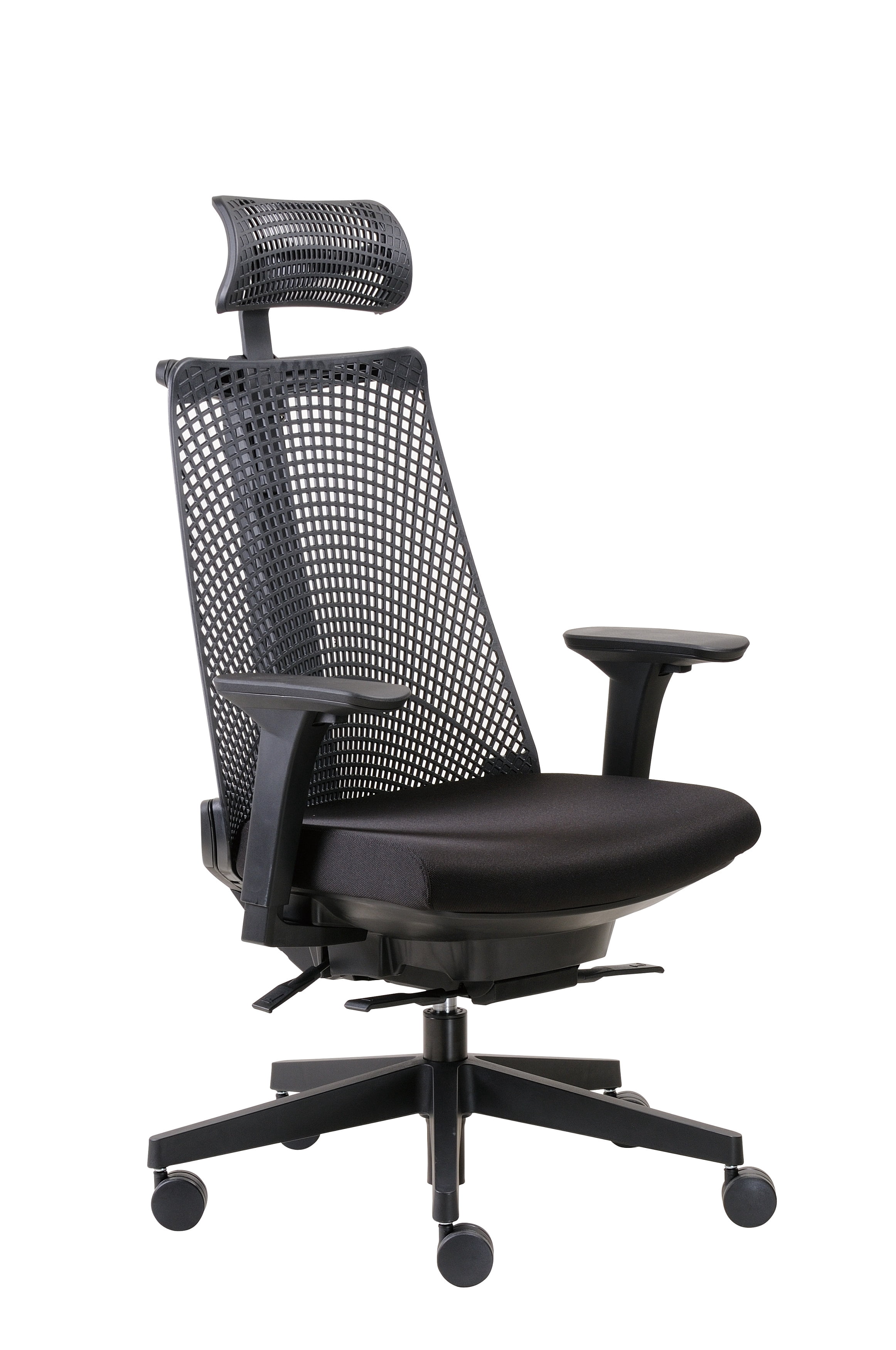 Boss Office & Home Black Contemporary Executive Chair Headrest
