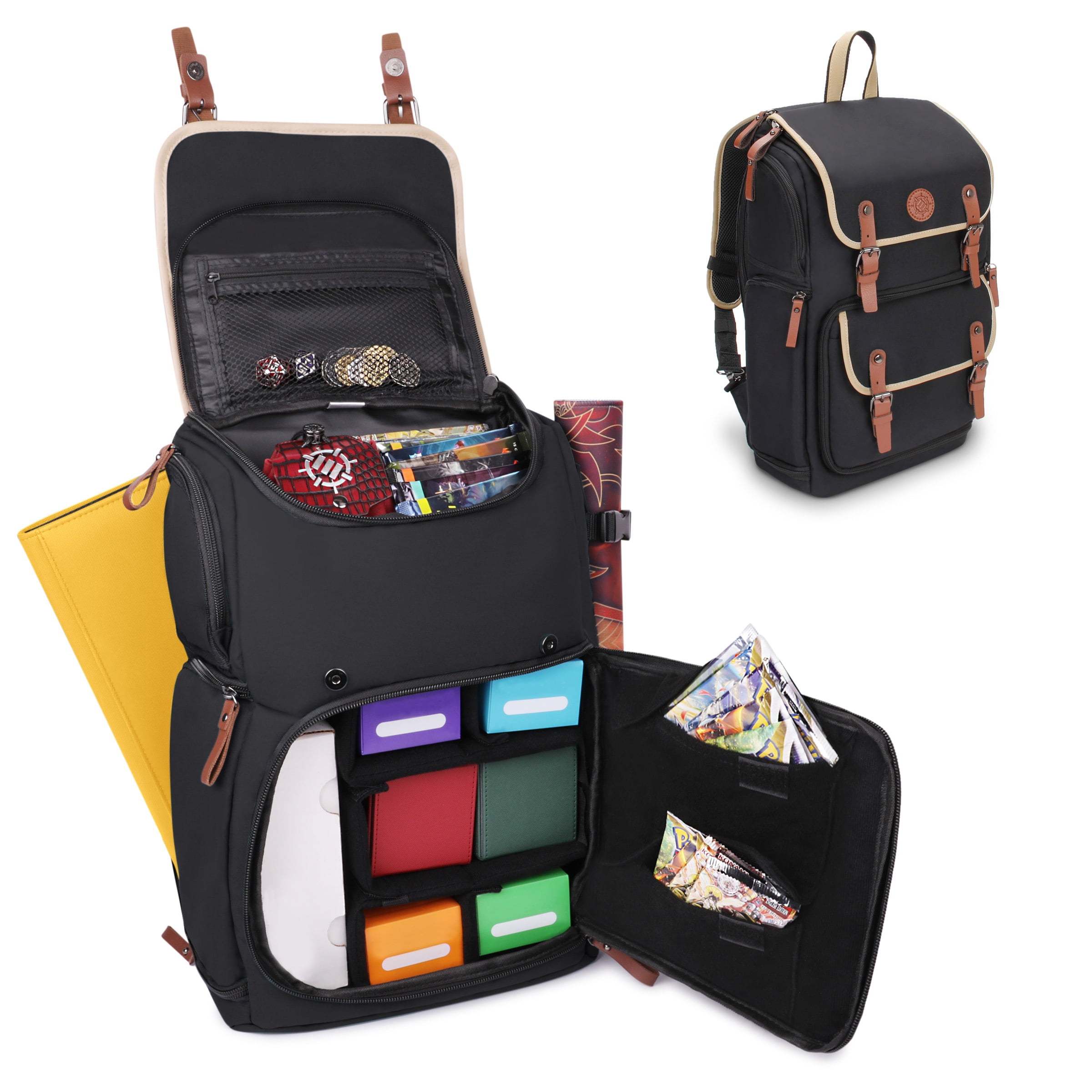 ENHANCE Full-Size Trading Card Storage Backpack - Card Binder
