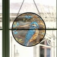 thumbnail image 3 of Stained Glass Window Hanging Bluebird - Stained Glass Window Hanging Bluebird, Festival Gift Ornament, Home Wall & Window Art, Brightens Any Space with Light, 3 of 6