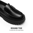 thumbnail image 4 of DREAM PAIRS Women's Platform Loafers Comfortable Cushioned Insole Lug Sole Shoes Chunky Heel Slip-On Casual Flats, 4 of 7