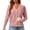 Pink #820, variant on Cardigan Sweaters for Women Women's Wool Long Sleeve Lightweight Summer V Neck Button Down 2025 Cable Knit Cotton Shirts