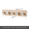 thumbnail image 2 of Wall Mounted Coat Rack,Entryway Hanging Coat Rack, 2 of 5
