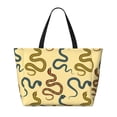 thumbnail image 2 of Fotbe Various Snake Bolsa de Viaje para Playa - Resistente al Agua, Bolsa Tote de Gran Capacidad y Ligera con 7 Bolsillos para Mujeres y Hombres, 2 of 7