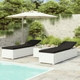thumbnail image 6 of vidaXL Patio Lounge Chairs Outdoor Sunloungers Sunbeds with Table Poly Rattan, 6 of 74