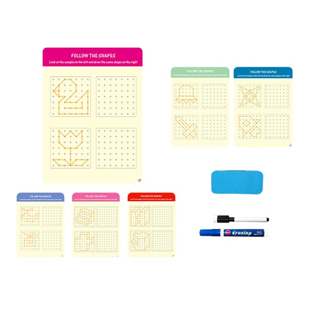 Magia Doodle Pintura Escritura Dibujo color Matemáticas Combinación de juguetes de aprendizaje Juguetes educativos Regalos para niñ de 3 a 5 años CUTICAT dibujo de tarjeta de arte