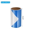 thumbnail image 2 of Unique Bargains Ruban Réfléchissant Ruban de Sécurité Étanche de 6 Pi x 10 Pi pour Remorques, Bleu Blanc, 2 of 6