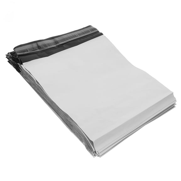 IMIKEYA White Thicken Shipping Bags, Eco-Friendly, Durable, Waterproof, Self-Sealing, 100Pcs