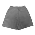 thumbnail image 5 of Bermuda Shorts for Women Knee Length Elastic High Waist Wide Straight Leg Dressy Casual Office Work Shorts with Pockets, 5 of 6