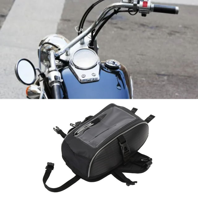 Phone Holder Tank Bag, Reinforced Stitching Motorcycle Tank Bag Portable 1680D Fabric 219400762 Transparent Pouch for Ryker Rally Edition