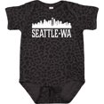 thumbnail image 3 of Inktastic Seattle Washington Skyline Wa Cities Boys or Girls Baby Bodysuit, 3 of 5