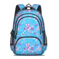 thumbnail image 2 of Butterfly and Floral Pink Pattern Cute School Backpack Bag with Padded Back and Adjustable Shoulder Straps 16.9 X 12.6 X 5.9 Inches, 2 of 5
