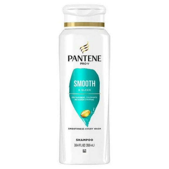 Pantene Pro-V Smooth & Sleek Shampoo, 12 Oz..