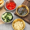 thumbnail image 4 of Sauce Dipping Bowl Large Capacity Rust-proof Stainless Steel Round Vinegar Soy Sauce Container Dripping Dish Kitchen Supplies, 4 of 7