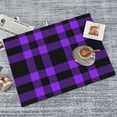 thumbnail image 6 of Bingfone Purple Buffalo Plaid ,18" x 24"Dish Drying Mat for Kitchen Counter,Ultra Absorbent Microfiber, 6 of 7