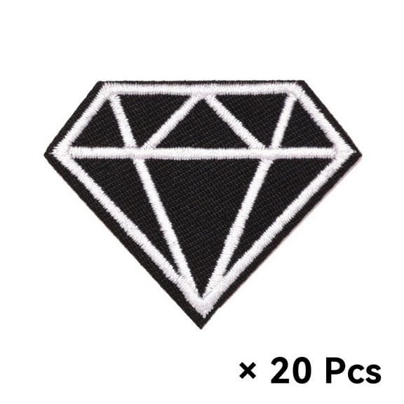 AUQ Iron on Patches,Multiple Uses Patches,Popular Fashion Iron on Patch,Diamond Pattern