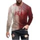 thumbnail image 2 of Blusas y camisas de manga larga con cuello redondo para hombre, moda informal, estampado, deportivas, de manga larga, cuello redondo, blusas, camisas para hombre, blusa de poliéster, 2 of 5
