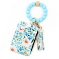thumbnail image 1 of Sonducket Cartera con estampado floral para mujer con de silicona llavero 2024 de cuentas de silicona bolso de tarjeta Ropa, zapatos y accesorios Miscelánea ocho, 1 of 6