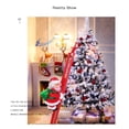 thumbnail image 4 of BESTSKY Climbing Santa on Ladder with Music,Santa Climbing Ladder to Tree Animated Holiday Party Home Wall Christmas Tree Decoration Xmas Gift, 4 of 7
