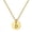 Gold D, variant on PAURO Initial Necklace for Women Letter A-Z Alphabet Circle Pendant Gold Plated Stainless Steel Simple Dainty Personalized Jewelry Gold Letter O