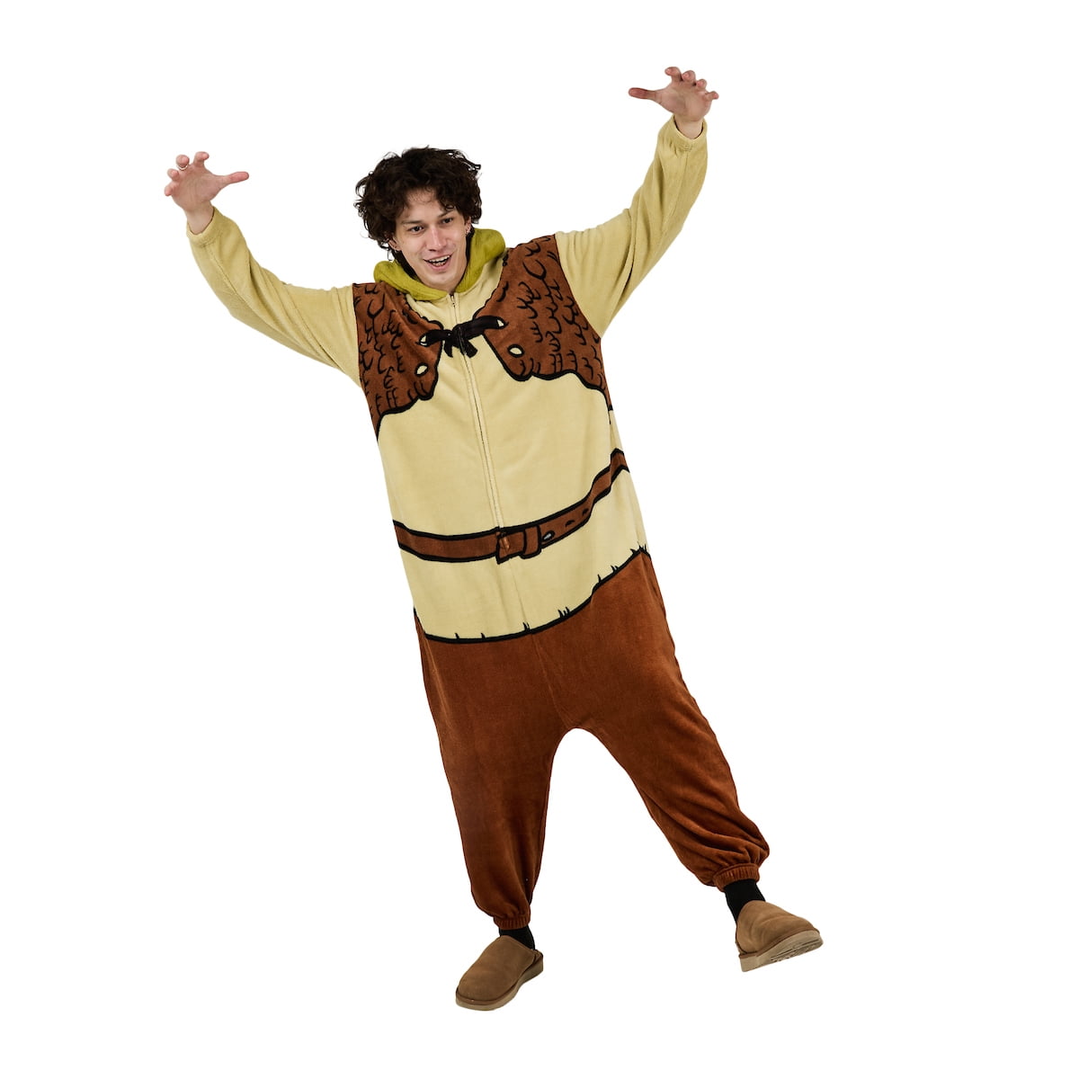 Shrek Men's Hooded Kigurumi Onesie Costume-XL