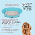 thumbnail image 3 of KE WOOW Cama Chica para Perro, Gato, Conejo y otras Mascotas, Cesta de Plástico, Incluye Colchón Doble Cara, Color Verde KE WOOW Cama Plana con colchón Chica, 3 of 10