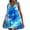 Multicolor#14, variant on Viikei Women Dress Summer Maxi Dresses,Sun Dresses for Women Plus Size,Women's Tie Printed Casual Loose Pleated Sleeveless V-neck Dress with Pockets Multicolor S