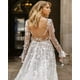 thumbnail image 4 of Vestido de novia de primavera y verano, vestido de noche sexy de encaje de manga larga, 4 of 6