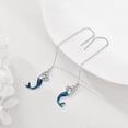 thumbnail image 3 of DOLIOX 925 Sterling Silver Threader Earrings for Women Sterling Silver Through Long Chains Earrings Jewelry Gifts for Women, 3 of 10