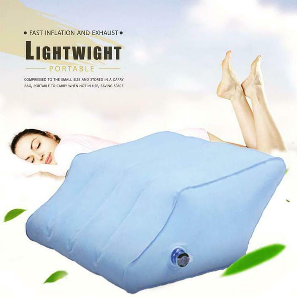 Mintiml Heaven Wedge Inflatable Leg Pillow Lightweight Portable Knee Pillow Relieve Fatigue & Pain 