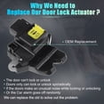 thumbnail image 3 of Rear Liftgate Door Lock Actuator for Kia Rio 2018-2023 Tailgate Latch Assembly No.81230H9011 Black, 3 of 6